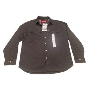 Coleman Men’s Small Charcoal Full Snap Fleece Lined Jacket NWT, $100 MSRP